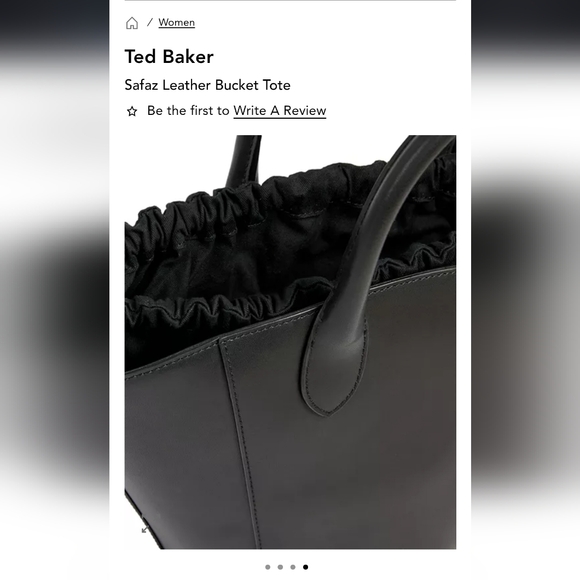 Ted Baker Safaz Leather Bucket Tote - Picture 8 of 9